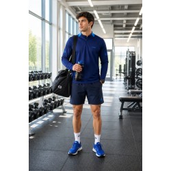 Erkek Lacivert Antrenman Sweatshirt 